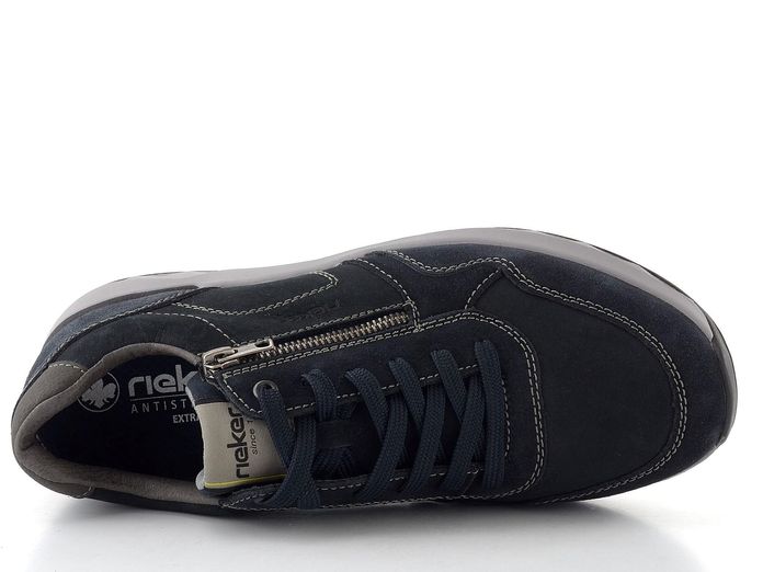 Rieker tmavě modré polobotky se zipem 11500-14