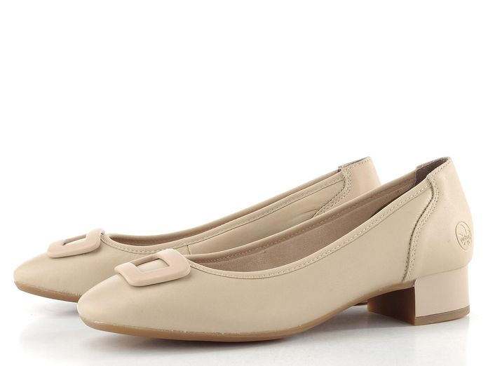 Rieker béžové lodičky se sponou 43453-62