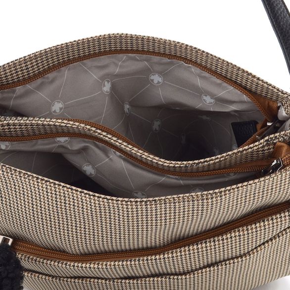 Rieker crossbody kabelka béžová se srdcem H1005-90