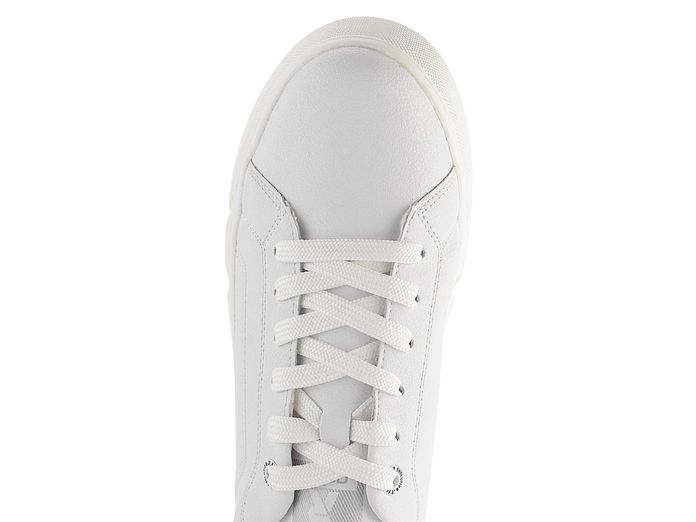 Rieker Revolution kožené bílé sneakers tenisky na platformě W0501-80