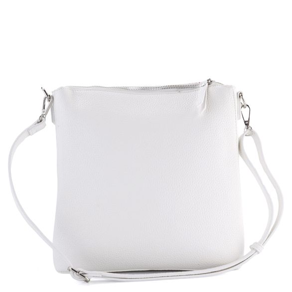 Rieker crossbody kabelka bílá/barevná srdce H1522-92