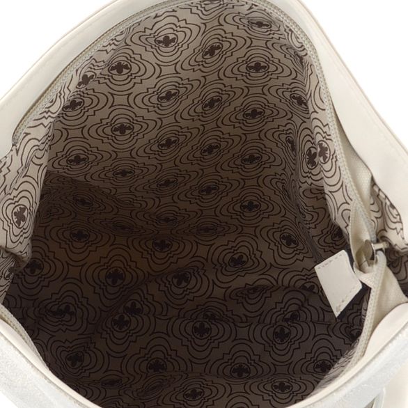 Rieker crossbody kabelka s motýlky Offwhite/Silver H1515-40