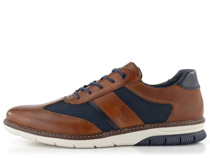 Rieker sportovní polobotky hnědé/tmavě modré 14410-24