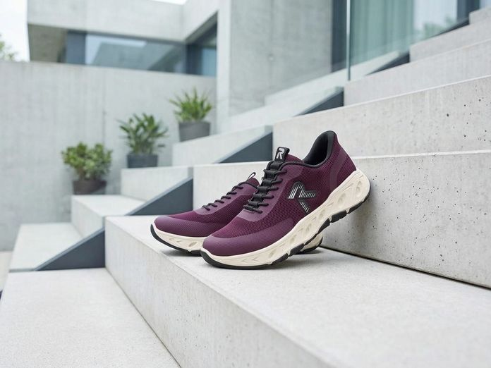Rieker Sport dámské tenisky blackberry/brombeer M6551-30