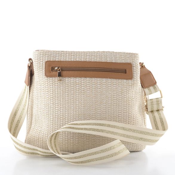 Rieker crossbody kabelka se srdcem muschel/palegold H1004-62