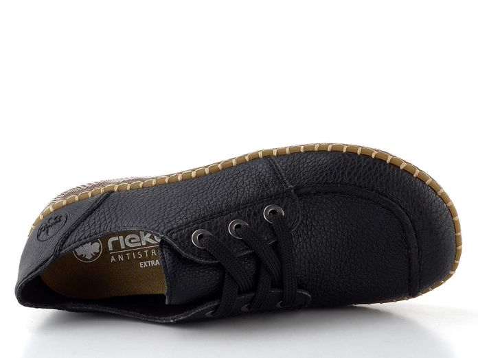 Rieker šněrovací polobotky černé N2402-00