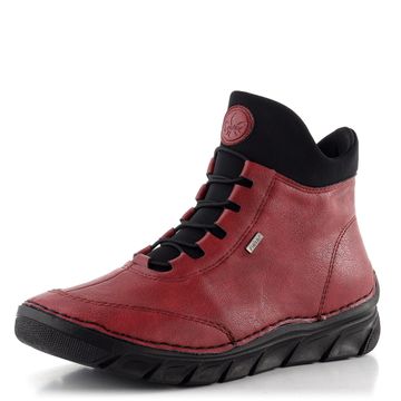 Rieker šněrovací kotník červený 55069-35