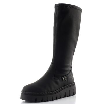 Rieker černé kozačky na platformě Z8990-00
