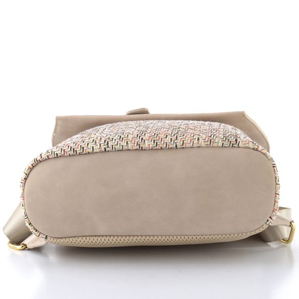 Rieker béžový batoh s klopou beige/ginger H1386-94