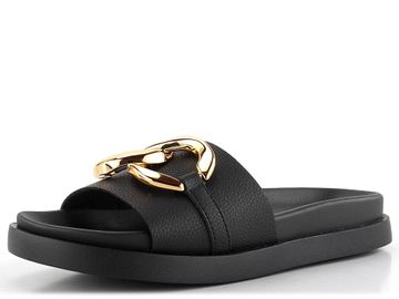 Rieker Revolution pantofle ozdobené řetízkem černé W1452-00