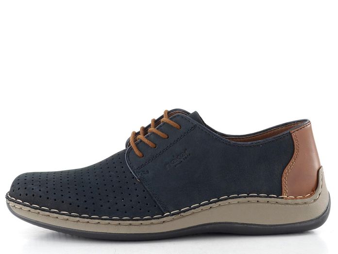 Rieker pánské šněrovací polobotky tmavě modré 05226-14