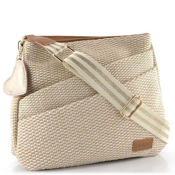 Rieker crossbody kabelka se srdcem muschel/palegold H1004-62
