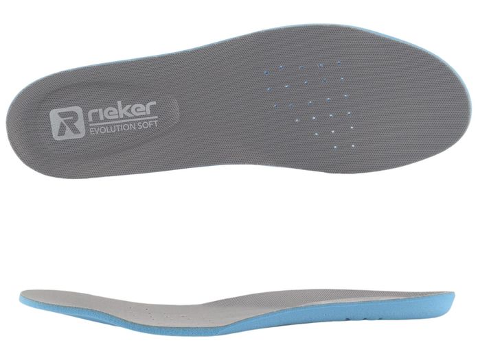 Rieker Revolution černé tenisky s barevnou podešví W0402-00