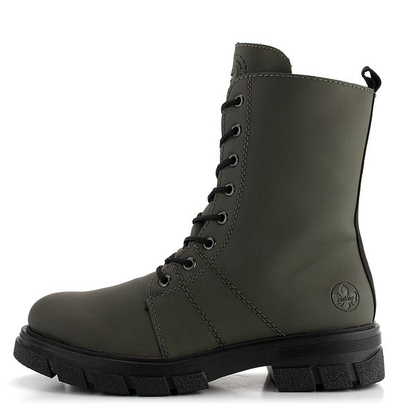 Rieker šněrovací kotník olivový Z9115-54