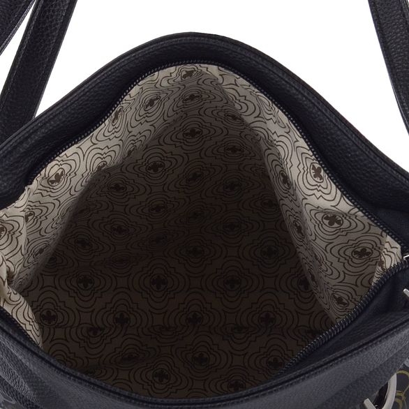 Rieker crossbody kabelka černá s potiskem H1040-03