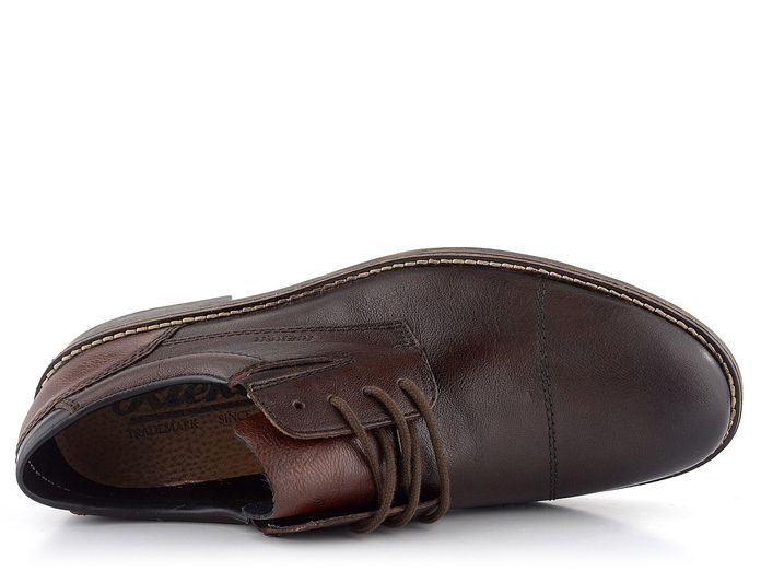 Rieker elegantní pánské polobotky hnědé 15320-25