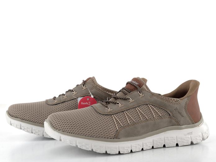 Rieker Sport pánské prozouvací tenisky béžové B6656-62