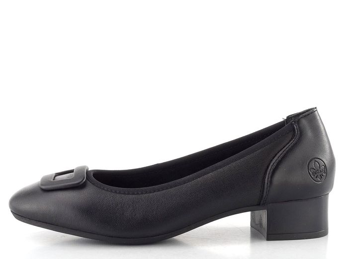 Rieker černé lodičky se sponou 43453-00