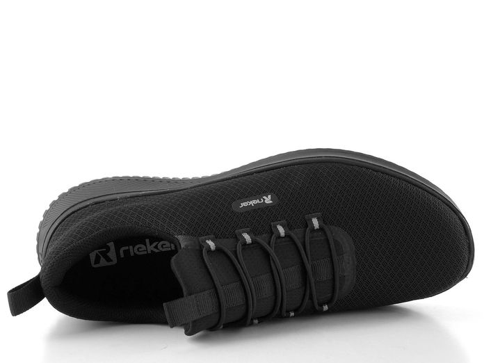 Rieker Sport pánské prozouvací tenisky černé B9655-00