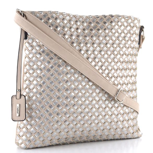 Rieker crossbody kabelka béžová/stříbrná H1033-61