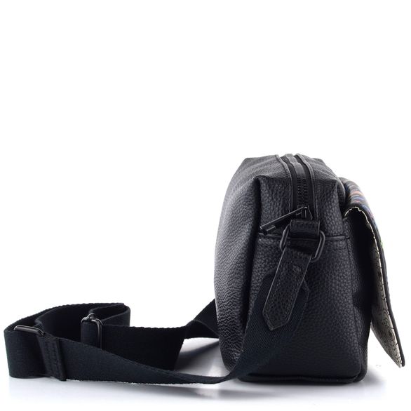 Rieker malá černá crossbody kabelka s potiskem H1455-02