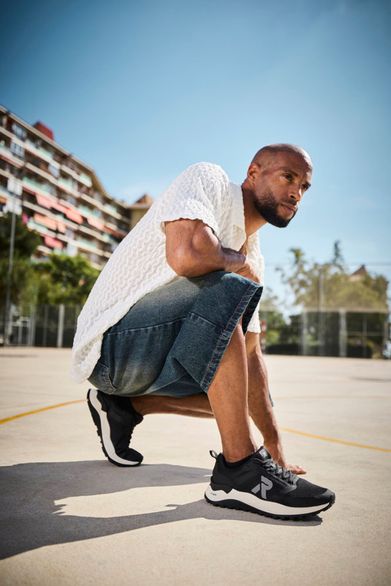 Rieker Sport pánské černé tenisky U1306-00