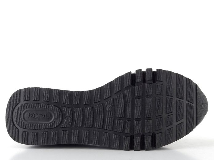 Rieker lakované mokasíny bordeaux/black 49051-35