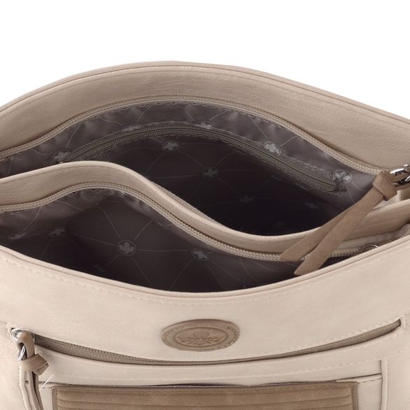 Rieker crossbody kabelka ivory/fango H1481-60