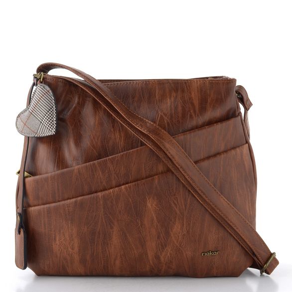 Rieker crossbody kabelka hnědá se srdcem H1005-22