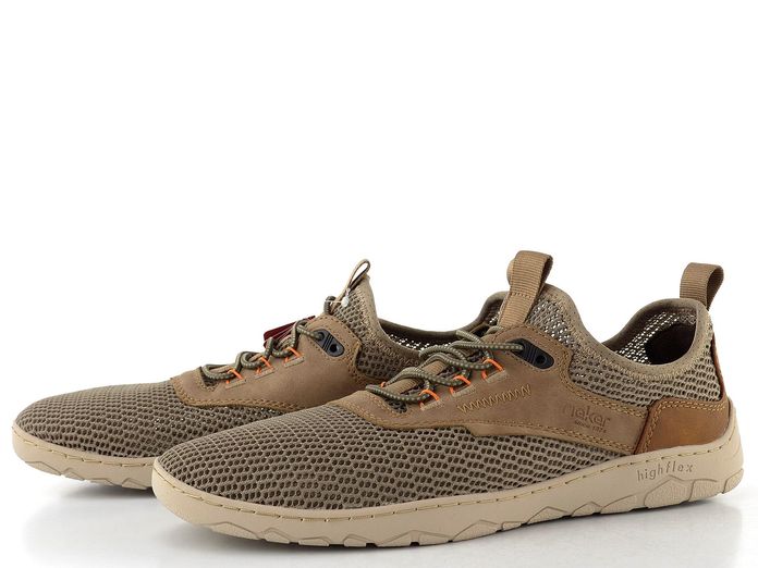 Rieker prozouvací pánské tenisky hnědé 08365-64