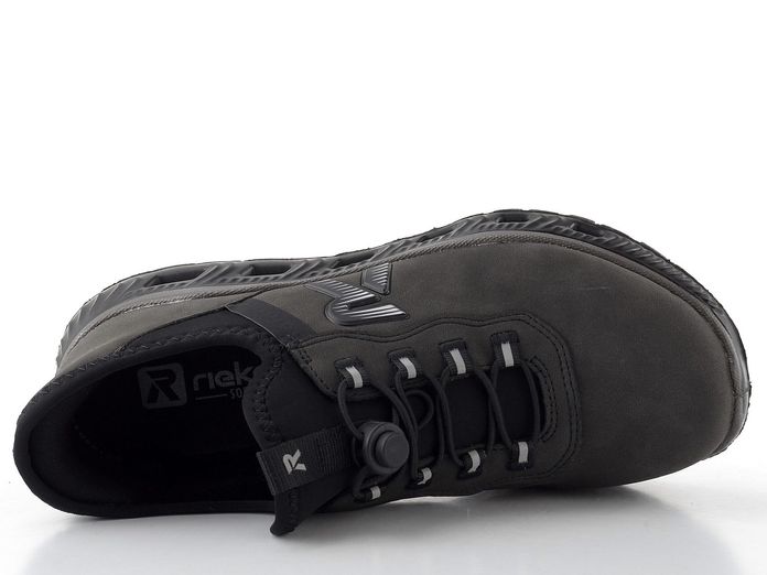 Rieker Sport prozouvací polobotky šedo-černé M6065-45