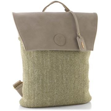 Rieker zelený batoh s klopou H1386-96