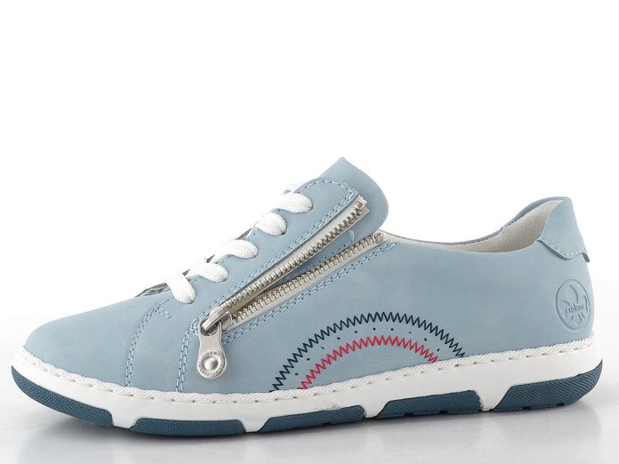 Rieker modré tenisky se zipem 42424-10