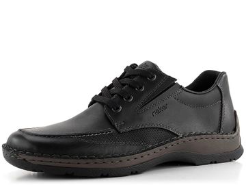 Rieker pánské šněrovací polobotky černé 05315-00