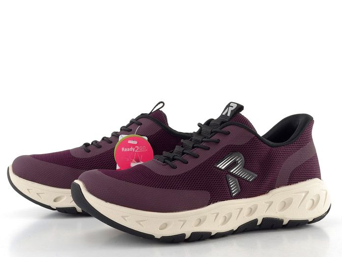 Rieker Sport dámské tenisky blackberry/brombeer M6551-30