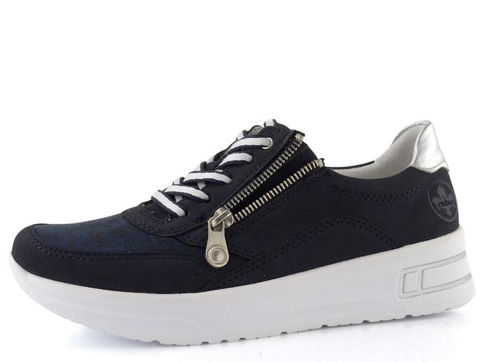 Rieker tenisky se zipem tmavě modré N8114-14