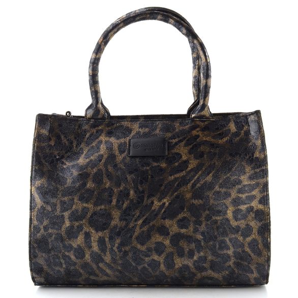Remonte shopper kabelka s etují schwarz-gold Q0762-02