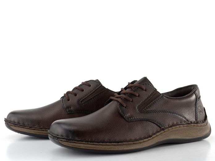 Rieker pánské polobotky tmavě hnědé 05211-25