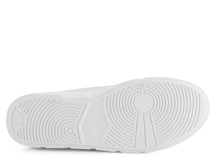 Rieker Revolution kožené bílé sneakers tenisky na platformě W0501-80