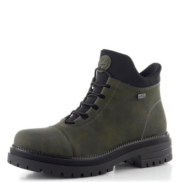 Rieker šněrovací kotník s membránou forest/schwarz Y3163-54