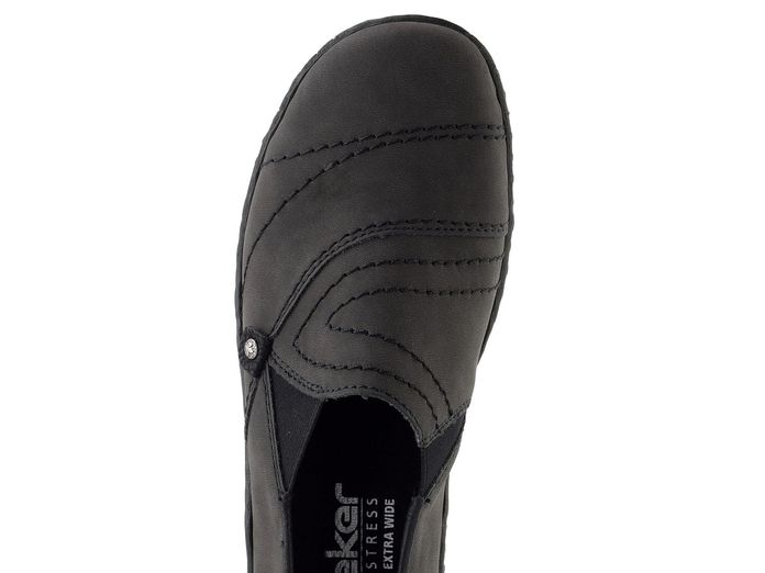 Rieker prozouvací polobotky anthrazit/schwarz 48961-45