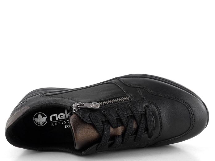 Rieker tenisky se zipem černé N9501-01