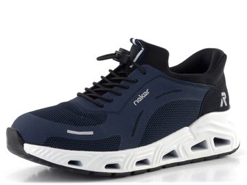 Rieker Sport prozouvací tenisky na platformě tmavě modré N5257-14