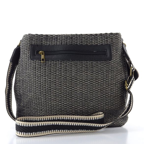 Rieker crossbody kabelka se srdcem schwarz-sand/black H1004-92