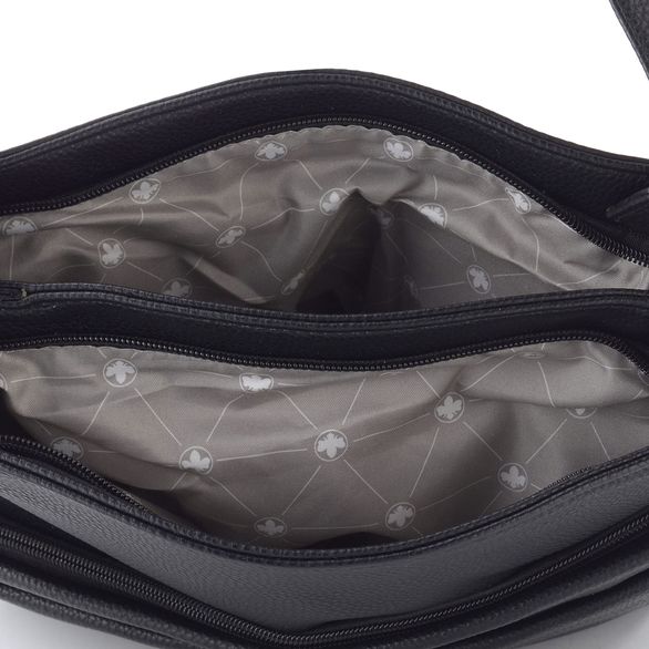 Rieker crossbody kabelka černá se srdcem H1005-02