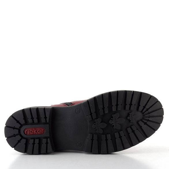 Rieker šněrovací kotník s membránou Kirsch/Schwarz Y3163-36
