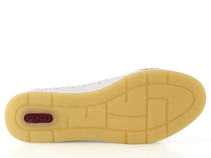 Rieker prodyšné baleríny offwhite L3062-80