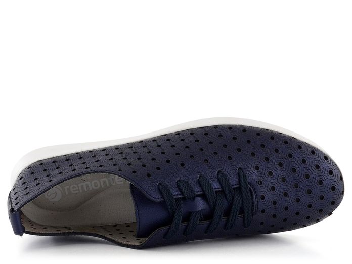 Remonte tmavě modré prořezávané polobotky R7101-15