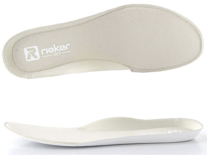 Rieker Sport prozouvací tenisky na klínku vanilla/perlcreme/cotton W4100-60