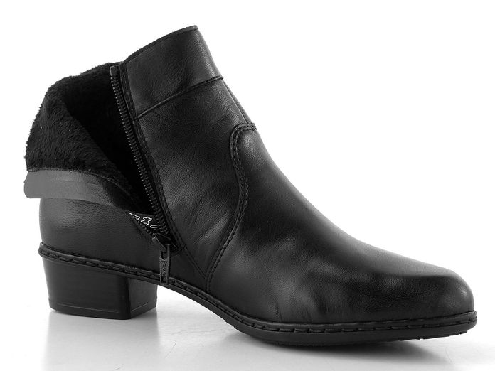 Rieker elegantní černý kotník Y0797-00
